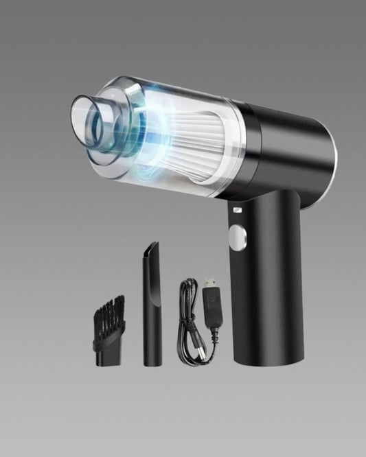Portable Air Duster + Mini Vacuum Cleaner